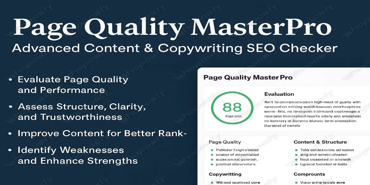 Page Quality MasterPro – Advanced Content & Copywriting SEO Checker (PHP)